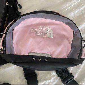 The North Face pink Roo fanny pack